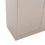 ΝΤΟΥΛΑΠΑ ΜΕΤΑΛΛΙΚΗ CLOD HM5961.11 2ΦΥΛΛΗ ΜΕ ΧΩΡΙΣΜΑ ΑΝΟΙΧΤΟ ΓΚΡΙ 90Χ40Χ180Yεκ. - Image 9