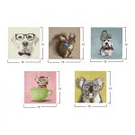 ΠΙΝΑΚΑΣ ΠΕΝΤΑΠΤΥΧΟ MDF CLEVER PETS HM7205.01 75X0,3X15 εκ. - Image 2