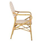 ΠΟΛΥΘΡΟΝΑ ΑΛΟΥΜΙΝΙΟΥ BAMBOO LOOK ΦΥΣΙΚΟ - ΛΕΥΚΟ HM5928.03 55x58x95 εκ. - Image 4