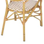 ΠΟΛΥΘΡΟΝΑ ΑΛΟΥΜΙΝΙΟΥ BAMBOO LOOK ΦΥΣΙΚΟ - ΛΕΥΚΟ HM5928.03 55x58x95 εκ. - Image 8