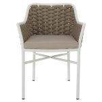 ΠΟΛΥΘΡΟΝΑ HM5858.02 ΛΕΥΚΗ ΜΕ ΣΧΟΙΝΙ ΜΠΕΖ 56x58x76Yεκ. - Image 3