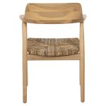 ΠΟΛΥΘΡΟΝΑ KINGSLEY HM9634.01 ΞΥΛΟ TEAK & ΨΑΘΑ ΣΕ ΦΥΣΙΚΟ ΧΡΩΜΑ 57,5x54x80Yεκ. - Image 6
