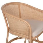 ΠΟΛΥΘΡΟΝΑ ΚΙΚΟ HM9839 RATTAN ΣΕ ΦΥΣΙΚΟ ΧΡΩΜΑ-ΛΕΥΚΟ ΜΑΞΙΛΑΡΙ 61x71x76Yεκ. - Image 7