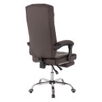 ΠΟΛΥΘΡΟΝΑ ΓΡΑΦΕΙΟΥ ΔΙΕΥΘΥΝΤΙΚΗ ΚΑΦΕ HM1057.19 ΜΕ ΠΤΥΣΣΟΜΕΝΟ ΥΠΟΠΟΔΙΟ 58x71x128Y εκ. - Image 6