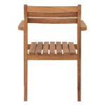 ΠΟΛΥΘΡΟΝΑ ERIETTA ΞΥΛΟ TEAK ΣΤΟΙΒΑΖΟΜΕΝΗ HM9534 ΣΕ ΦΥΣΙΚΟ ΧΡΩΜΑ 60x54x87Y εκ. - Image 6
