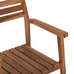 ΠΟΛΥΘΡΟΝΑ ERIETTA ΞΥΛΟ TEAK ΣΤΟΙΒΑΖΟΜΕΝΗ HM9534 ΣΕ ΦΥΣΙΚΟ ΧΡΩΜΑ 60x54x87Y εκ. - Image 7