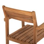 ΠΟΛΥΘΡΟΝΑ ERIETTA ΞΥΛΟ TEAK ΣΤΟΙΒΑΖΟΜΕΝΗ HM9534 ΣΕ ΦΥΣΙΚΟ ΧΡΩΜΑ 60x54x87Y εκ. - Image 9