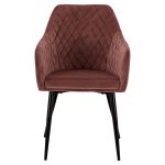 ΠΟΛΥΘΡΟΝΑΚΙ CHARLES HM8522.02 ΜΕ ΒΕΛΟΥΔΟ ΣΑΠΙΟ ΜΗΛΟ 52x60x89Υ εκ. - Image 3