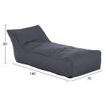 ΠΟΥΦ ALOK HM5806.02 ΓΚΡΙ ΜΕ UV PROTECTION  140x70x60Υ εκ. - Image 2
