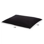 ΠΟΥΦ ANSHU HM5808.04 ΜΑΥΡΟ ΜΕ UV PROTECTION 140x180 εκ. - Image 2