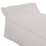 ΠΟΥΦ ΞΑΠΛΩΣΤΡΑ WADELIN HM5774.11 ΜΕ TEXTILINE ΛΕΥΚΟ 190x80x40-60Υ εκ. - Image 5