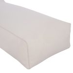 ΠΟΥΦ ΞΑΠΛΩΣΤΡΑ WADELIN HM5774.11 ΜΕ TEXTILINE ΛΕΥΚΟ 190x80x40-60Υ εκ. - Image 6
