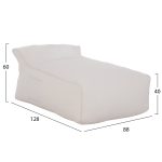 ΠΟΥΦ ZAFER HM5772.11 ΜΕ TEXTILENE 600gr/m2 2X1 ΛΕΥΚΟ 88x128x60Υεκ - Image 2