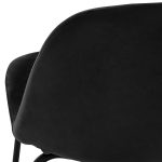 ΣΚΑΜΠΟ VINCENT HM9298.14 ΜΕΣΑΙΟΥ ΥΨΟΥΣ ΜΑΥΡΟ ΜΕ ΜΕΤΑΛΛΙΚΑ ΠΟΔΙΑ 47x51x96 εκ. - Image 8