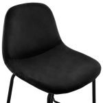 ΣΚΑΜΠΟ VINCENT HM9298.14 ΜΕΣΑΙΟΥ ΥΨΟΥΣ ΜΑΥΡΟ ΜΕ ΜΕΤΑΛΛΙΚΑ ΠΟΔΙΑ 47x51x96 εκ. - Image 10