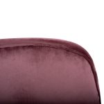 ΣΚΑΜΠΟ ΜΕΣΑΙΟΥ ΥΨΟΥΣ NORA HM8524.02 ΒΕΛΟΥΔΟ ΣΑΠΙΟ ΜΗΛΟ & ΧΡΥΣΟ ΜΕΤΑΛΛΙΚΟ ΣΚΕΛΕΤΟ 48x61x103 εκ. - Image 8