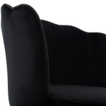 ΣΚΑΜΠΟ ΜΕΣΑΙΟΥ ΥΨΟΥΣ HM8736.04 VESNA ΒΕΛΟΥΔΟ ΜΑΥΡΟ ΜΕ ΜΕΤΑΛΛΙΚΟ ΣΚΕΛΕΤΟ 50x50x90 εκ. - Image 10