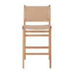 ΣΚΑΜΠΟ ΜΕΣΑΙΟΥ ΥΨΟΥΣ HM9332.01 RUBBERWOOD & ΣΧΟΙΝΙ- ΦΥΣΙΚΟ ΧΡΩΜΑ 45x46x95Υεκ. - Image 3