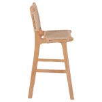 ΣΚΑΜΠΟ ΜΕΣΑΙΟΥ ΥΨΟΥΣ HM9332.01 RUBBERWOOD & ΣΧΟΙΝΙ- ΦΥΣΙΚΟ ΧΡΩΜΑ 45x46x95Υεκ. - Image 4