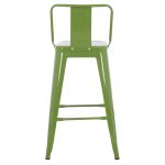 ΣΚΑΜΠΟ ΜΕΣΑΙΟΥ ΥΨΟΥΣ ΜΕΤΑΛΛΙΚΟ MELITA ΣΕ LIGHT OLIVE GREEN HM8574.13 42x42x98 εκ. - Image 6