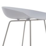 ΣΚΑΜΠΟ ΜΠΑΡ NAILA HM9299.01 ΛΕΥΚΟ ΜΕΣΑΙΟΥ ΥΨΟΥΣ 44x44x74Yεκ. - Image 10