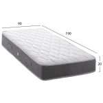 ΣΤΡΩΜΑ DREAMTOPIA ΣΕΙΡΑ LULLABY ALOE VERA HM655.90 BONNELL SPRING 90x190 εκ. - Image 2