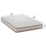 ΣΤΡΩΜΑ DREAMTOPIA ΣΕΙΡΑ RELIEF HM653.140-200 BONNELL SPRING 140x200x20Y εκ. - Image 2