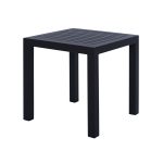 ΤΡΑΠΕΖΙ ΑΛΟΥΜΙΝΙΟΥ QIANA HM5402.02 ΓΚΡΙ 45x45x45,5Υ εκ.