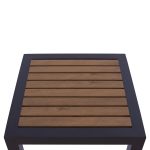 ΤΡΑΠΕΖΙ ΑΛΟΥΜΙΝΙΟΥ SABRA HM5403.02 ΓΚΡΙ ΜΕ POLYWOOD 45Χ45X45,5Yεκ. - Image 4