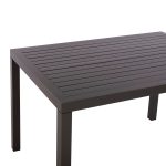 ΤΡΑΠΕΖΙ ΤΡΑΠΕΖΑΡΙΑΣ ΑΛΟΥΜΙΝΙΟΥ SAHIRA HM5571.02 ΑΝΘΡΑΚΙ 140Χ80X75,5Υεκ. - Image 4