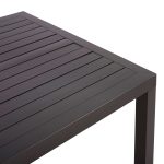 ΤΡΑΠΕΖΙ ΤΡΑΠΕΖΑΡΙΑΣ ΑΛΟΥΜΙΝΙΟΥ SAHIRA HM5571.02 ΑΝΘΡΑΚΙ 140Χ80X75,5Υεκ. - Image 5