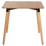 ΤΡΑΠΕΖΙ MINIMAL HM0057.04 ΣΕ ΦΥΣΙΚΟ ΧΡΩΜΑ MDF-ΠΟΔΙΑ ΟΞΙΑ ΦΥΣΙΚΟ ΧΡΩΜΑ 80Χ80Χ74Υεκ - Image 3
