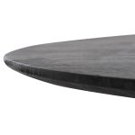 ΤΡΑΠΕΖΙ ΤΡΑΠΕΖΑΡΙΑΣ FRANTZ HM9457.12 ΜΑΣΙΦ MINDI ΞΥΛΟ ΣΕ ΜΑΥΡΟ Φ150x75Υεκ - Image 4