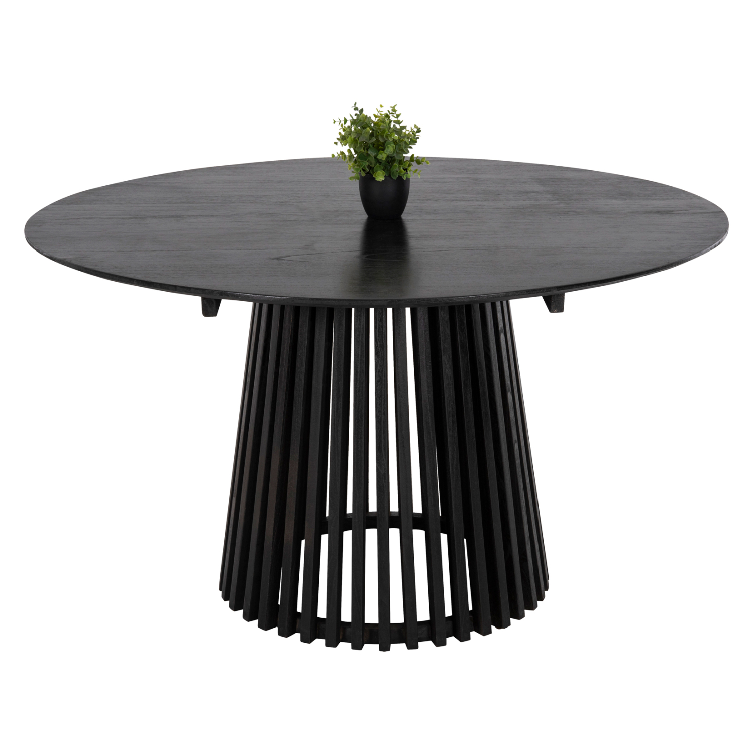 trapezi-trapezarias-fb9945712-masif-mind ΤΡΑΠΕΖΙ ΤΡΑΠΕΖΑΡΙΑΣ FRANTZ HM9457.12 ΜΑΣΙΦ MINDI ΞΥΛΟ ΣΕ ΜΑΥΡΟ Φ150x75Υεκ - Image 1