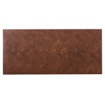 ΤΡΑΠΕΖΙ ΤΡΑΠΕΖΑΡΙΑΣ RIMER HM9742 MDF ΜΕ ΚΑΠΛΑΜΑ ΦΡΑΞΙΝΟΥ-ΚΑΡΥΔΙ ΧΡΩΜΑ 220X100x75Yεκ. - Image 6