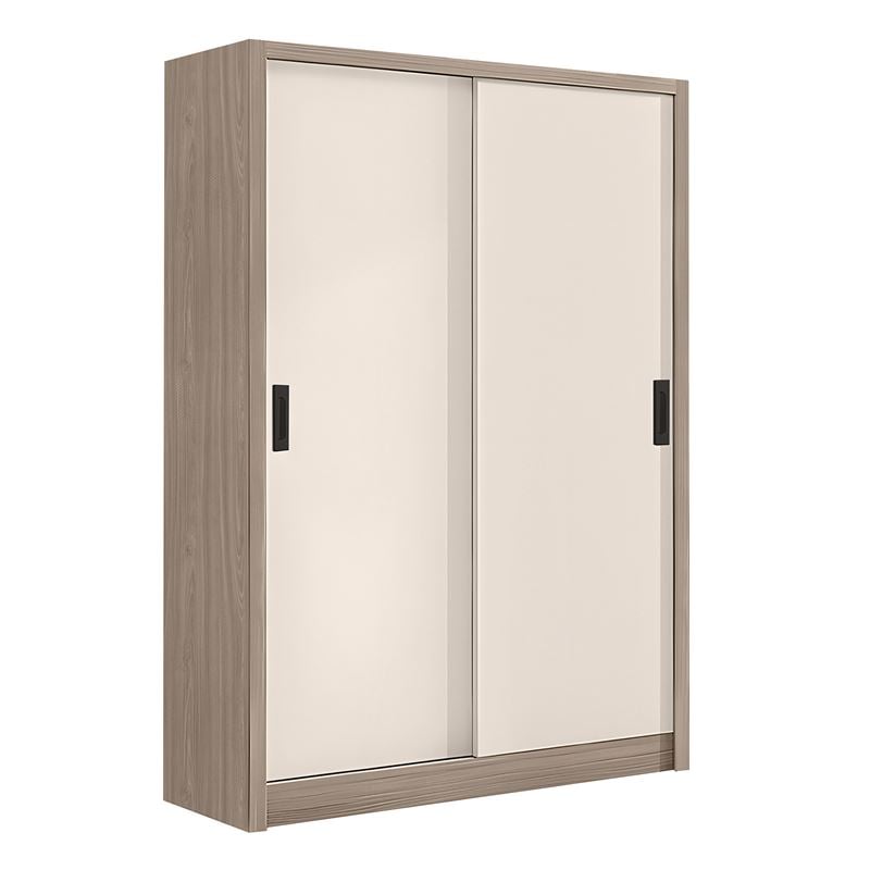 vanity-ntoulapa-difylli-syromeni-apochroseon-sonoma-oak-cream-enlarge VANITY Ντουλάπα Δίφυλλη - Συρόμενη, Αποχρώσεων Sonoma Oak & Cream - Image 1
