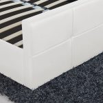 Κρεβάτι ArteLibre ANEMONE Λευκό PU Με Αποθηκευτικό Χώρο 217.5x170.5x100cm (Στρώμα 160x200cm) - Image 7