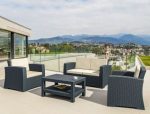 MONACO DARK GREY 2ΘΕΣΙΟΣ ΚΑΝΑΠΕΣ ΠΟΛ/ΝΙΟΥ 140X79X79εκ. - Image 4