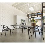 MAX ΤΡΑΠΕΖΙ 180X90Χ74εκ. BLACK LAMINATE 12mm - Image 4