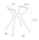 AIR ΒΑΣΗ WHITE SMALL 58X58X72,5εκ. ΠΟΛ/ΝΙΟΥ - Image 5