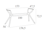 AIR ΒΑΣΗ BLACK XL 158,5X58X72,5εκ. ΠΟΛ/ΝΙΟΥ - Image 5