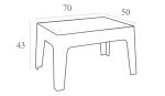 BOX WHITE TPAΠEZI 70Χ50Χ43εκ. ΠΟΛ/ΝΙΟΥ - Image 5
