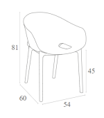 SKY PRO OLIVE GREEN ΠΟΛΥΘΡΟΝΑ ΠΟΛ/ΝΙΟΥ 54X60X81εκ. - Image 6
