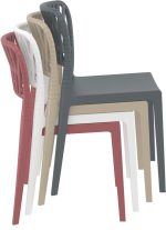 PORTOFINO DARK GREY ΚΑΡΕΚΛΑ ΠΟΛ/ΝΙΟΥ 52X56X83εκ. - Image 4