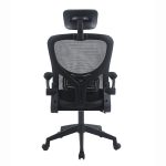 A9945 ΜΑΥΡO MESH ΠΟΛΥΘΡΟΝΑ ΓΡΑΦΕΙΟΥ 59X60X46-113/56-126εκ. - Image 4