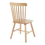 Καρέκλα Bristol pakoworld rubberwood σε φυσική απόχρωση 45x51x86εκ - Image 4