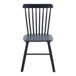 Καρέκλα Bristol pakoworld rubberwood σε μαύρη απόχρωση 45x51x86εκ - Image 6
