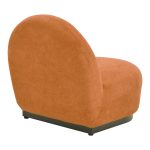 Πολυθρόνα Zenny pakoworld υφασμα terracotta 64x85x68εκ - Image 2