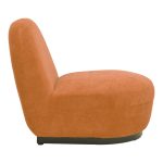Πολυθρόνα Zenny pakoworld υφασμα terracotta 64x85x68εκ - Image 3