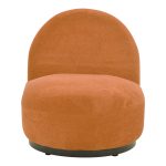 Πολυθρόνα Zenny pakoworld υφασμα terracotta 64x85x68εκ - Image 4